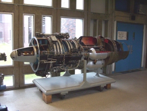The Orenda jet engine (on display at Carleton University)