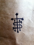 I made a clearer sketch of the symbol to help determine what it meant.