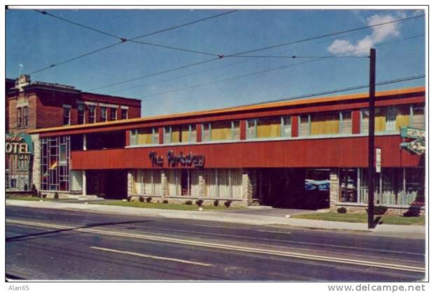 It is not mentioned in the novel, but Fleming often puts Bond in motels when he travels within North America. Entering Ottawa, bond most likely would have checked into "The Parkway" motel on Montreal Road (Hwy17) that was popular in the 1950s.