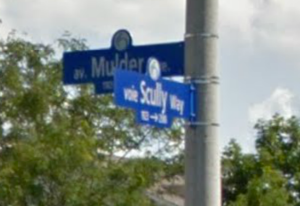 Street signs at an intersection in east Ottawa..Orleans. (photo Google Streetview)